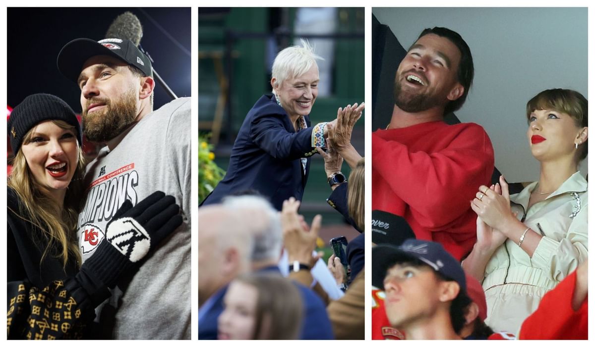Martina Navratilova reacts to Taylor Swift and Travis Kelce's shock engagement announcement