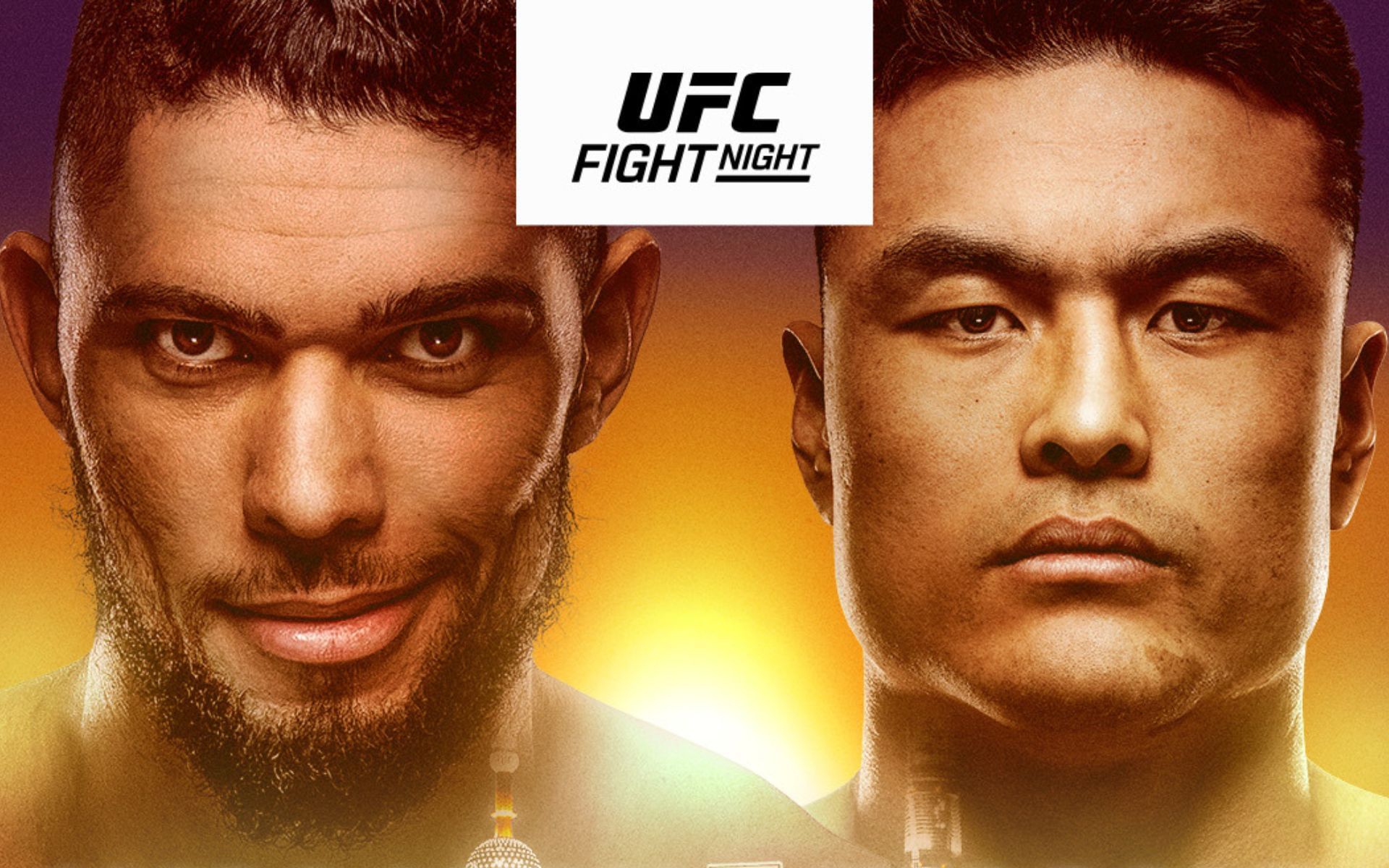 Johnny Walker (left) faces Zhang Mingyang (right) in the main event of UFC Shanghai. [Image courtesy: @ufc on Instagram]
