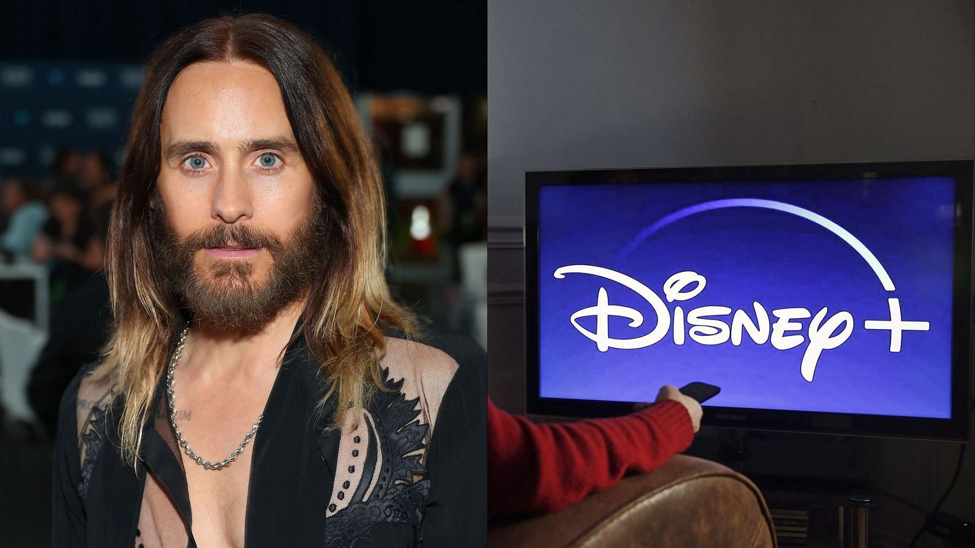 From L to R: Jared Leto and Disney Logo (Image via Getty Images)
