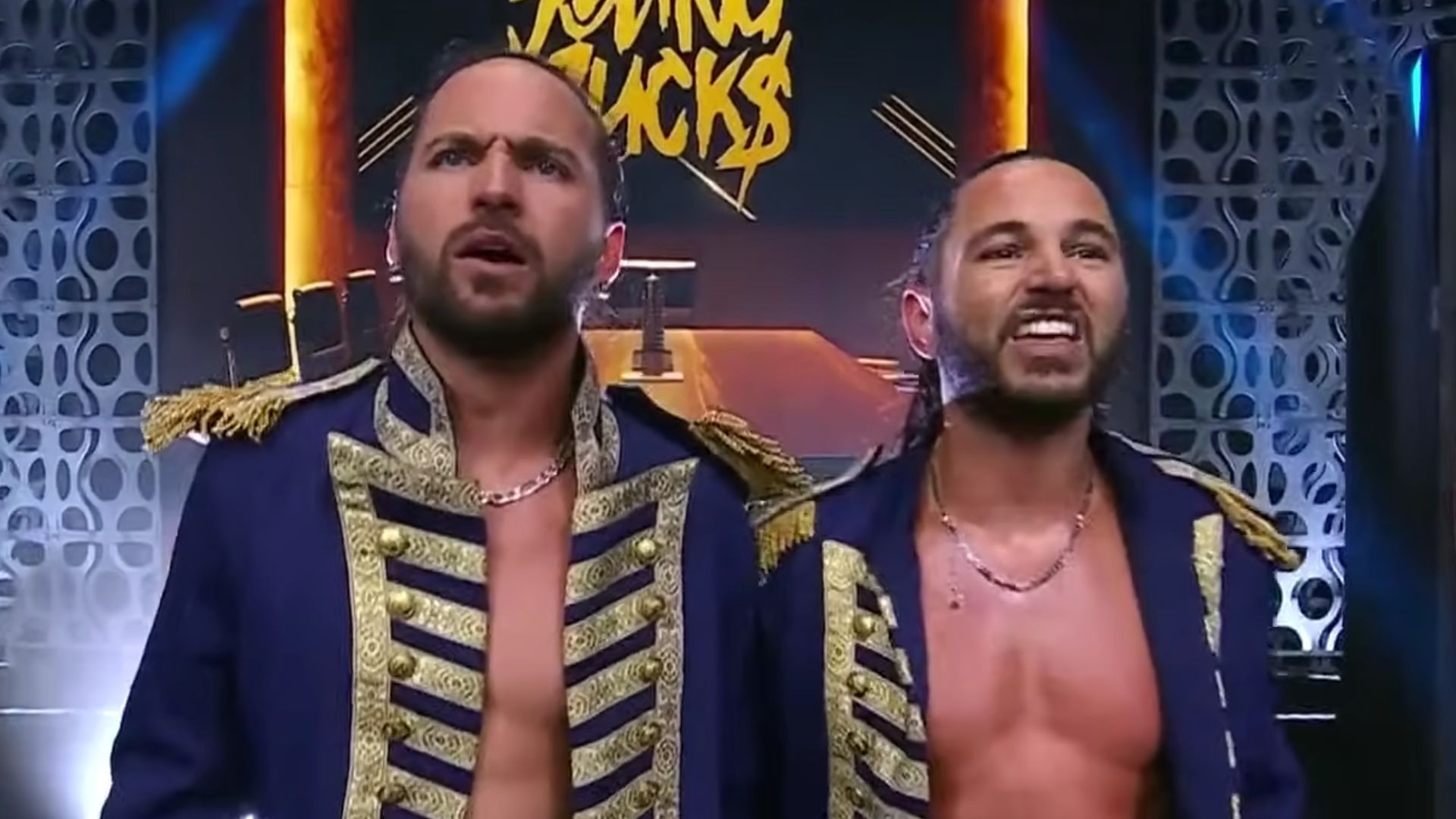 The Young Bucks have lost their EVP status. (Image via AEW YouTube) 