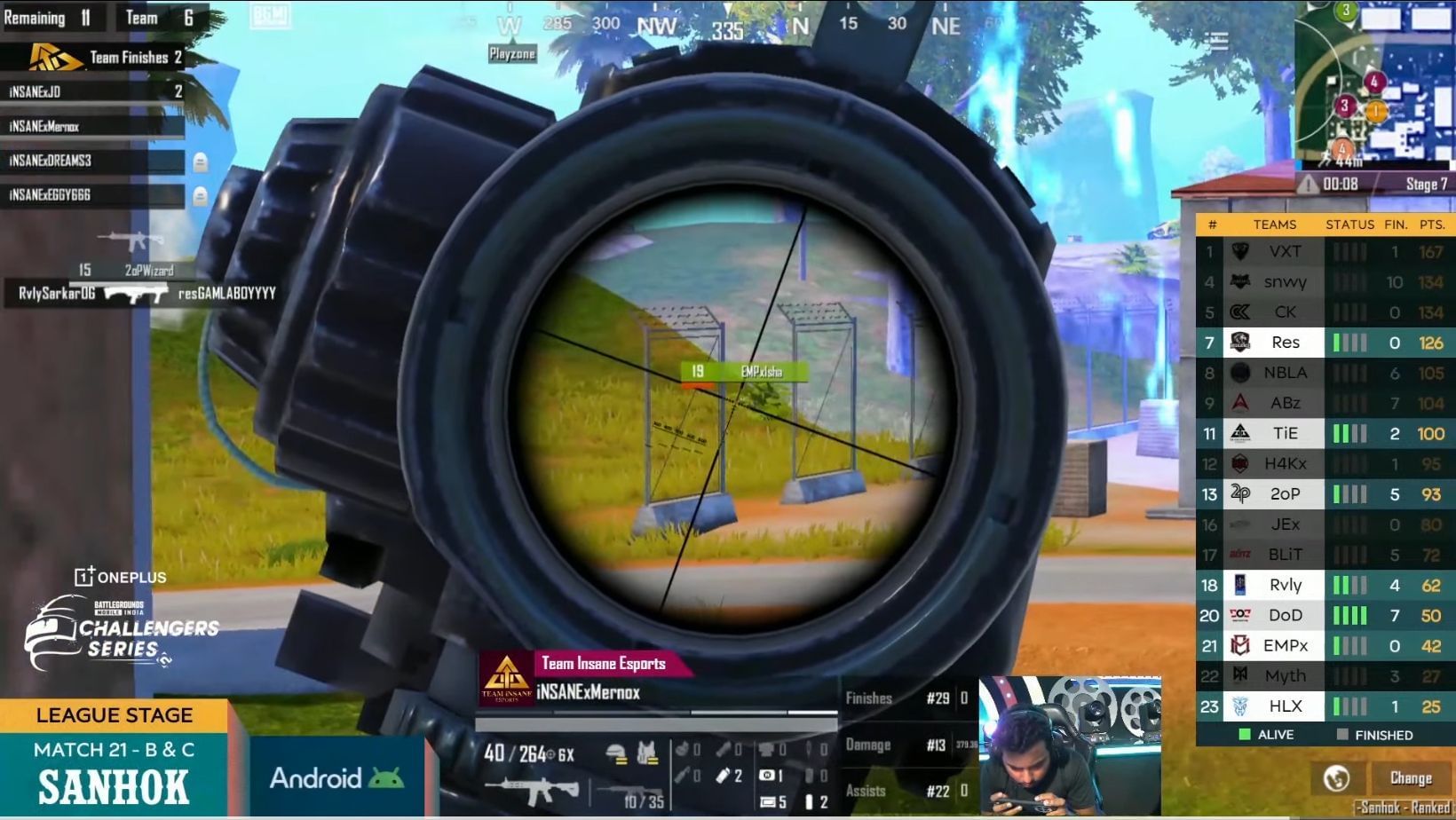 Versatile ranks first after Day 1 of BGCS 2025 League Week 2 (Image via YouTube/Nodwin Gaming)