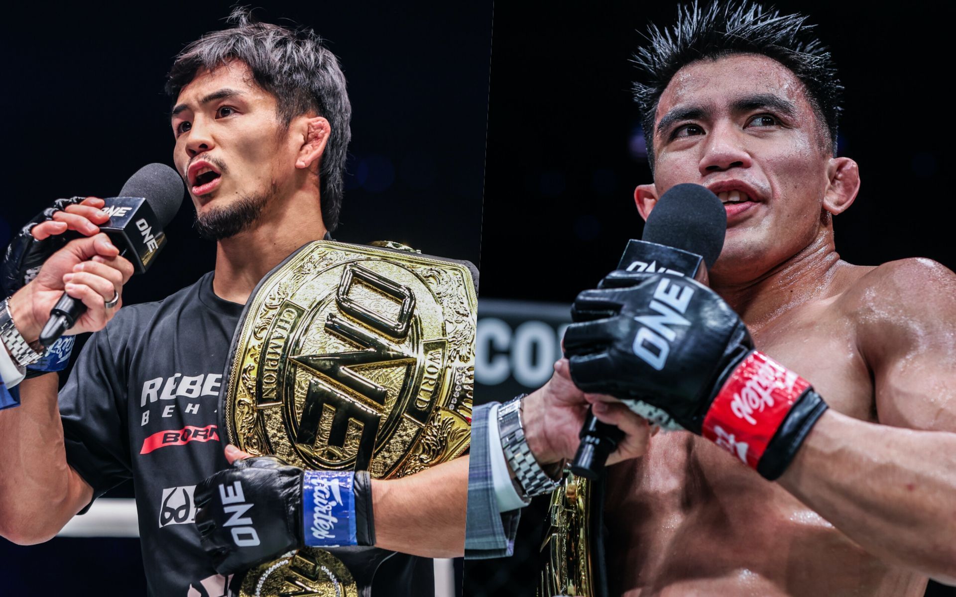 Yuya Wakamatsu (L) and Joshua Pacio (R) | Image by ONE Championship