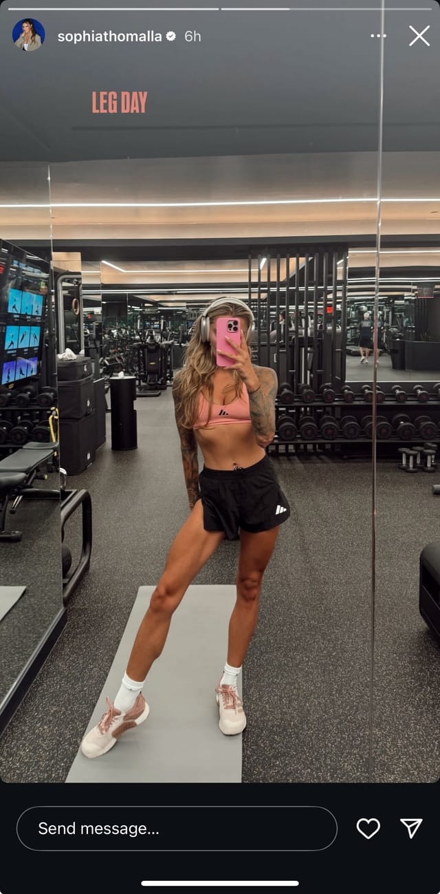 La amiga de Alexander Zverev, el cuento de Instagram de Sophia Thomalla