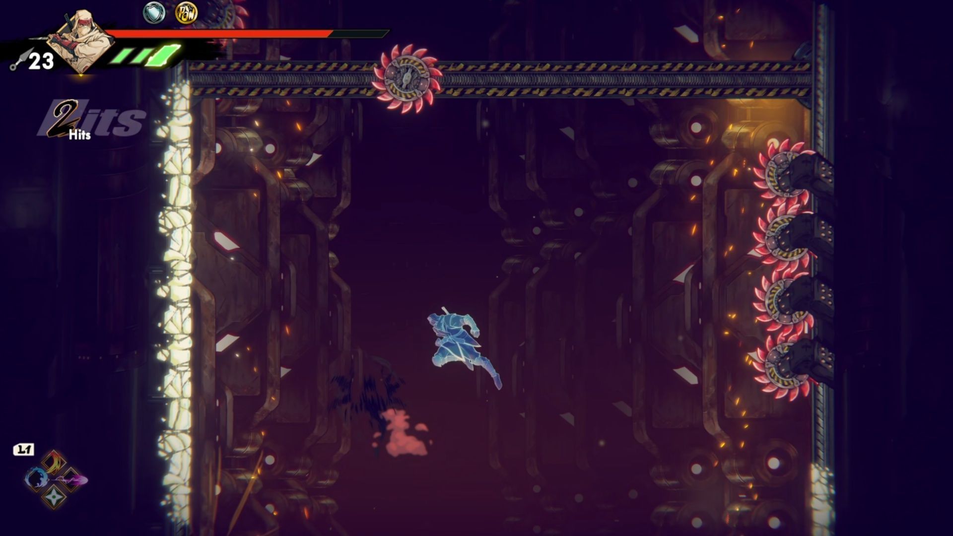 Don&#039;t forget to come back and get Ninpo Master! It makes Ninpo Cells charge faster (Image via SEGA)