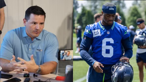 "I'm begging him": Seahawks HC Mike McDonald jokes about Jalen Milroe being 'pain in the a*s' after first preseason outing