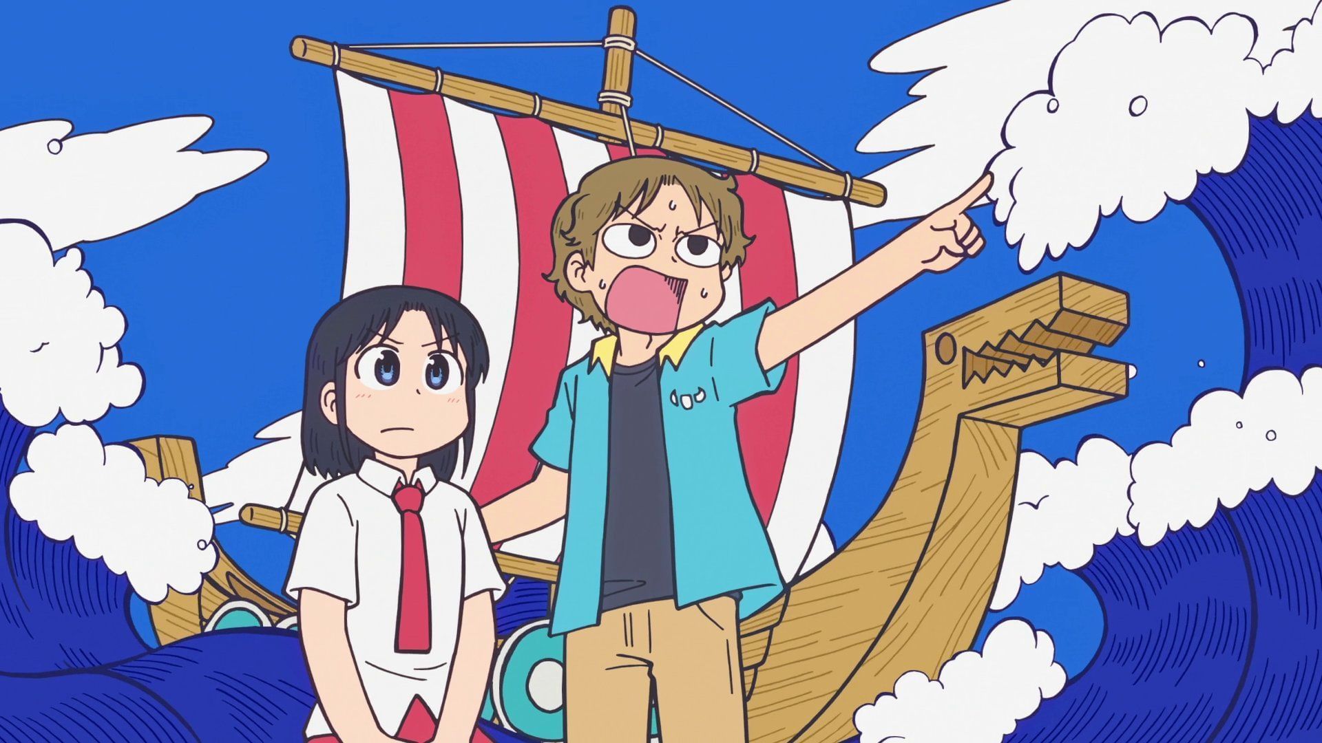 Izumi Wako and the editor of the manga publishing company, as seen in the anime (Image via Kyoto Animation)