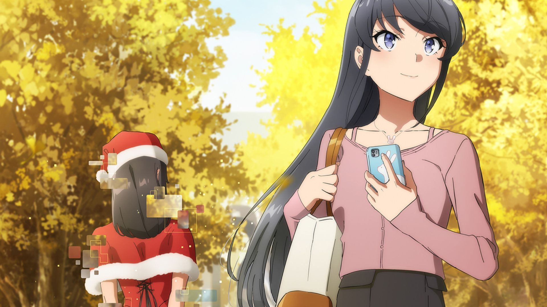 Rascal Does Not Dream of Santa Claus anime poster (Image via Studio CloverWorks)