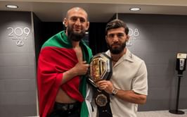"He went into the next round all sulky" - Arman Tsarukyan says he stopped Khamzat Chimaev from abandoning gameplan in Dricus du Plessis UFC 319 fight