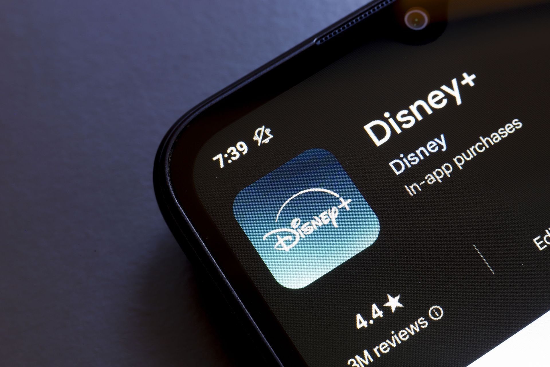 Disney+ on the Play Store (Image via Getty)