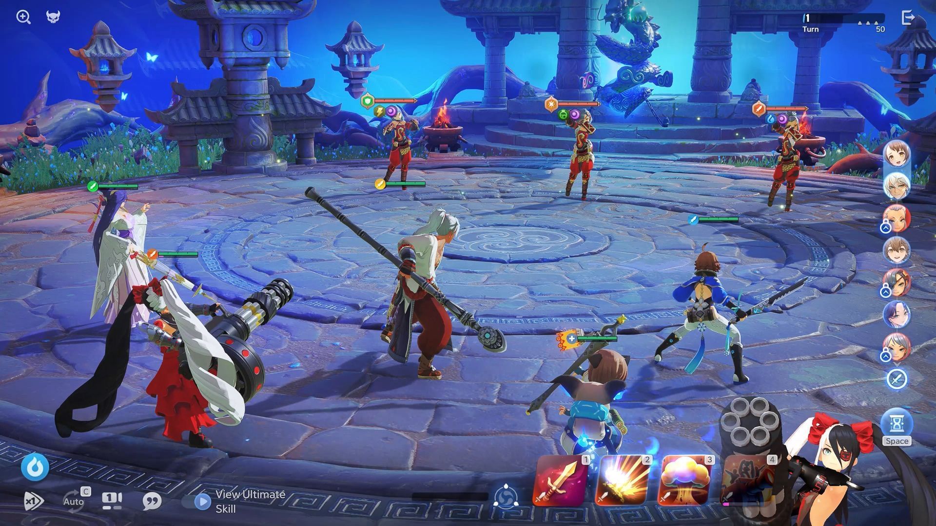 Experience turn-based strategy &amp; real-time action (Image via NCSOFT)