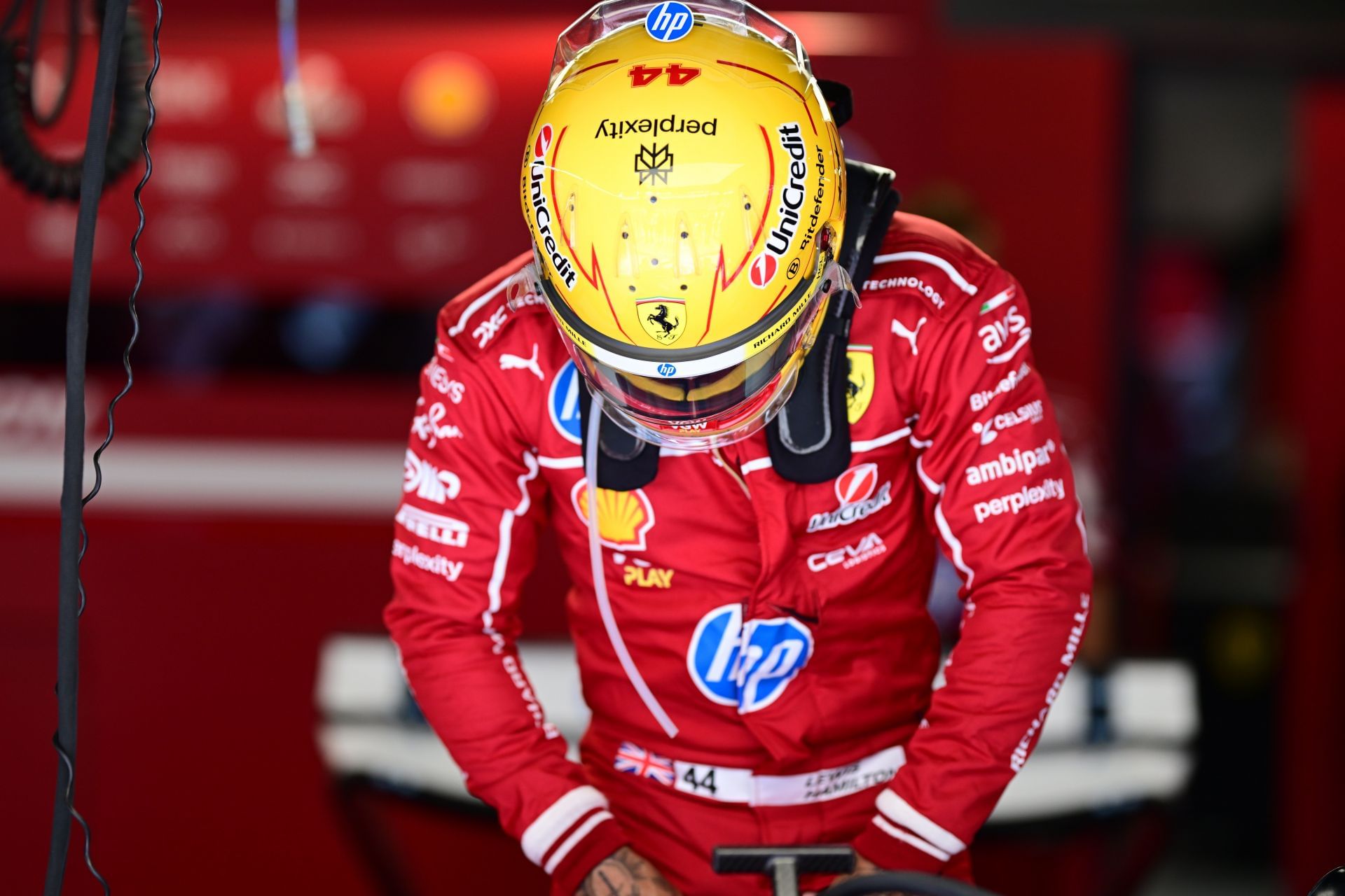Lewis Hamilton during the Hungarian GP. Source: Getty