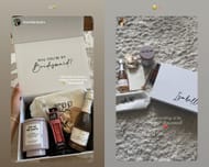 Caswell's Instagram story