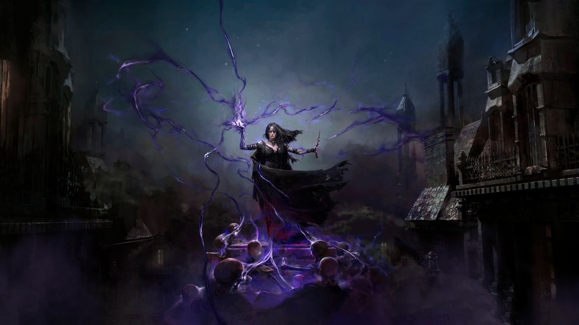 Path of Exile 2 Witch class (Image via Grinding Gear Games)