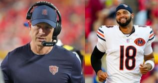 "I don't want to put a cap on it": Ben Johnson makes feelings clear on Caleb Williams' ceiling after Bears QB's struggles in camp