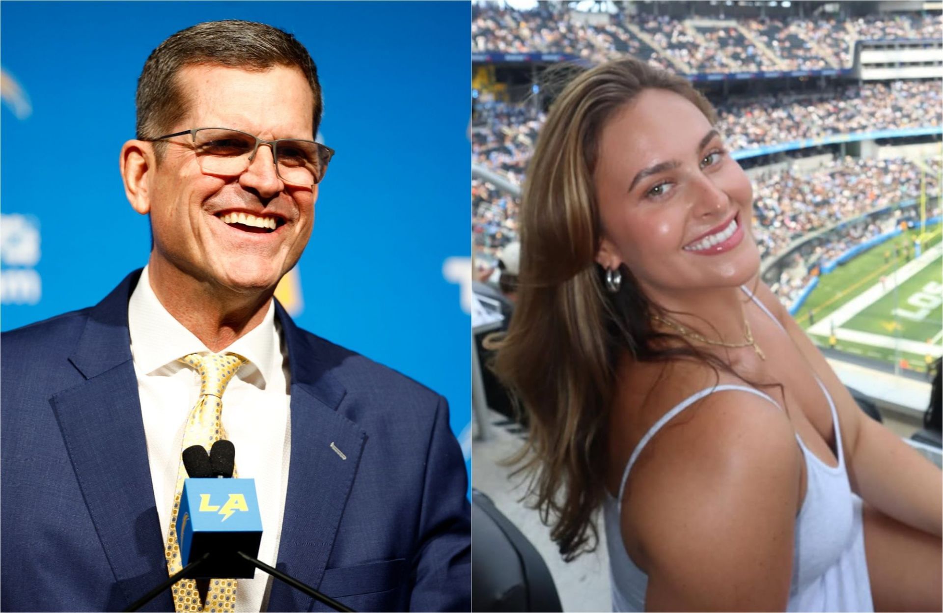 Jim Harbaugh&rsquo;s daughter Grace Harbaugh
