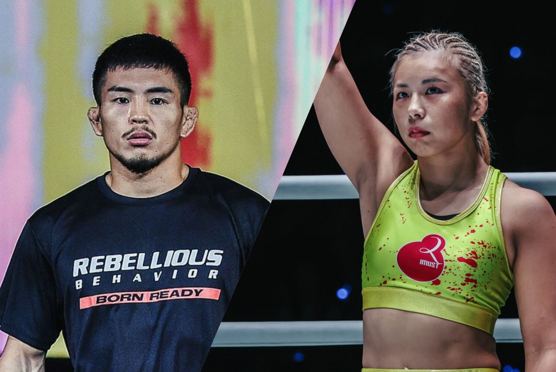 (From left) Yuya Wakamatsu and Ayaka Miura. [Images from ONE Championship]