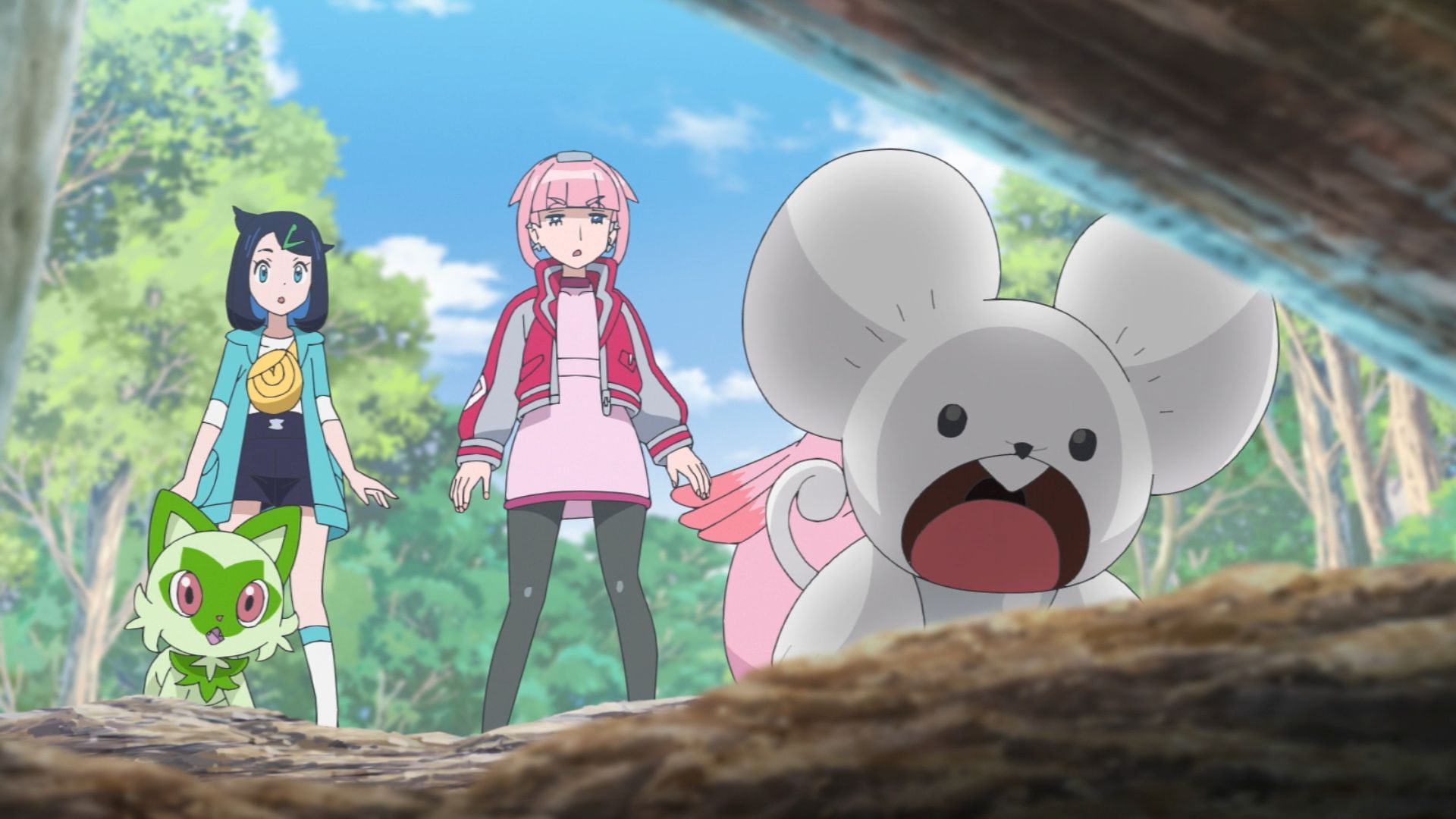 Tandemaus in Pokemon anime (Image via The Pokemon Company)