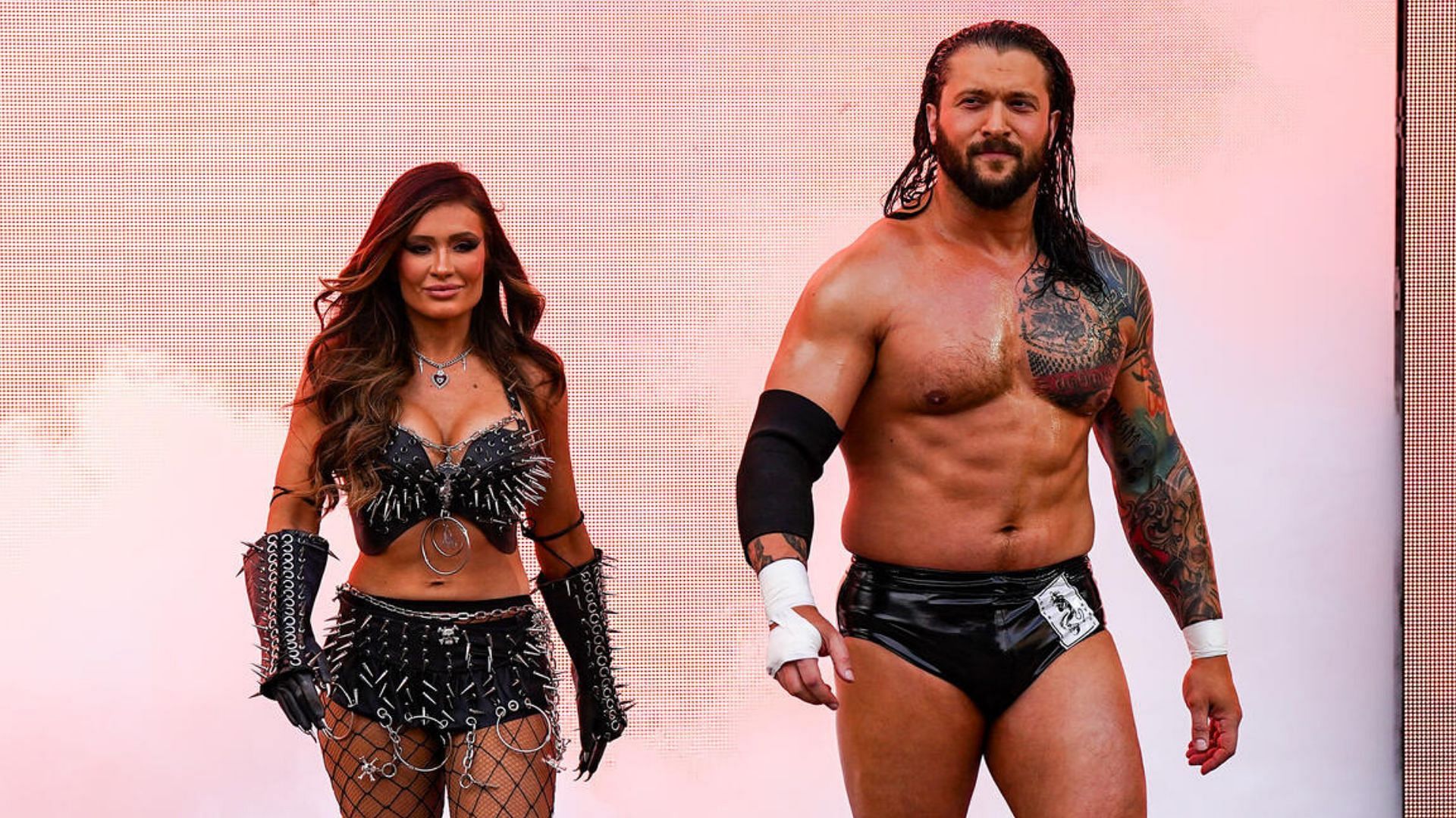 Karrion Kross and Scarlett at WWE SummerSlam 2025! [Image credit: WWE.com]