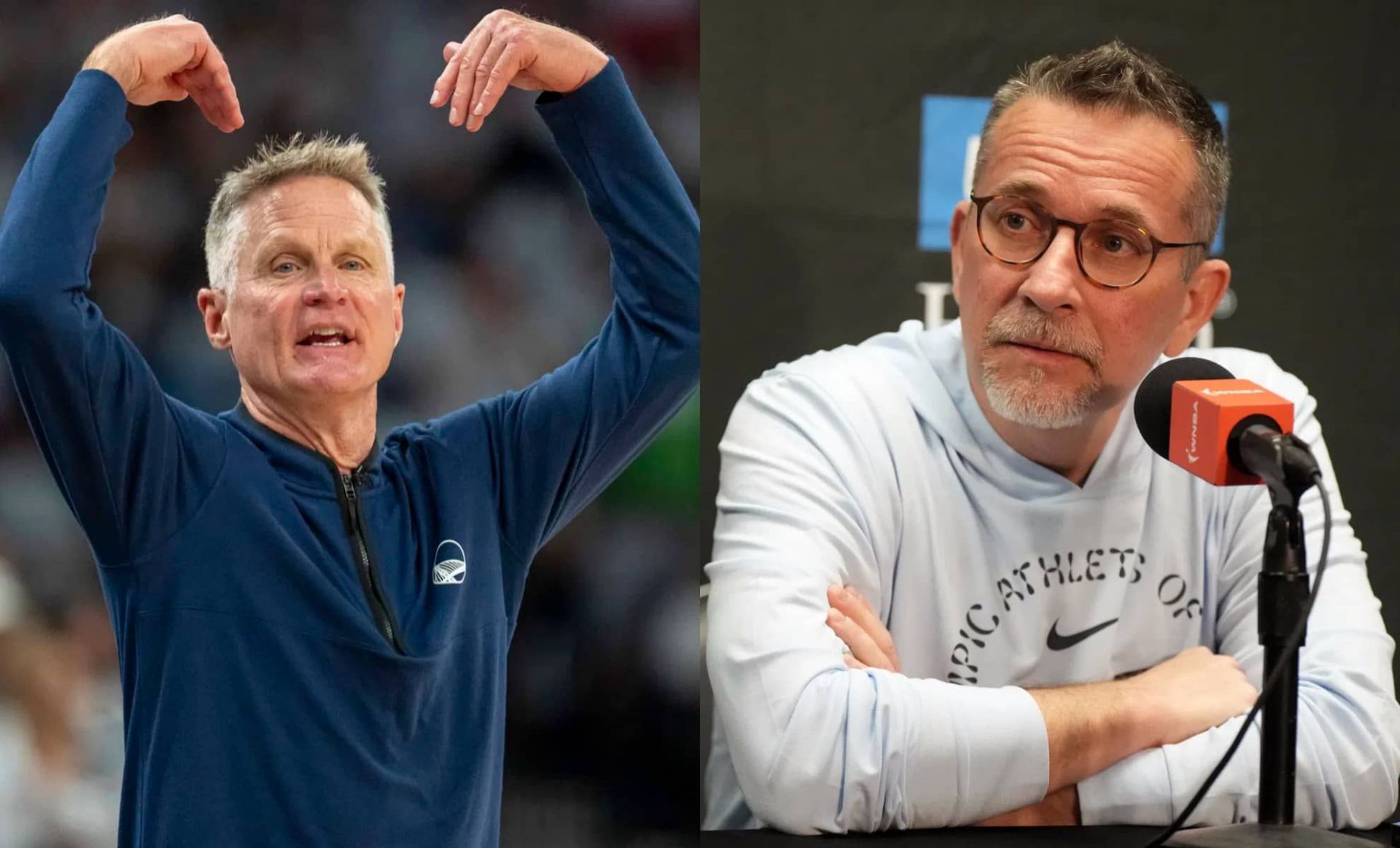 Steve Kerr and Curt Miller