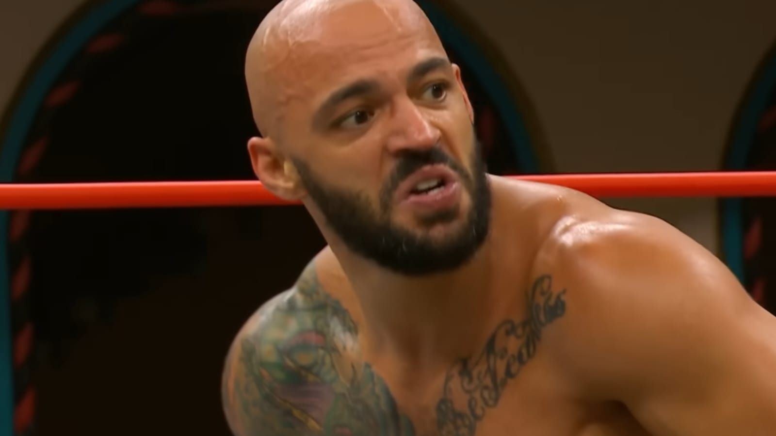 Ricochet was involved in an unfortunate incident [Image Credit: AEW
