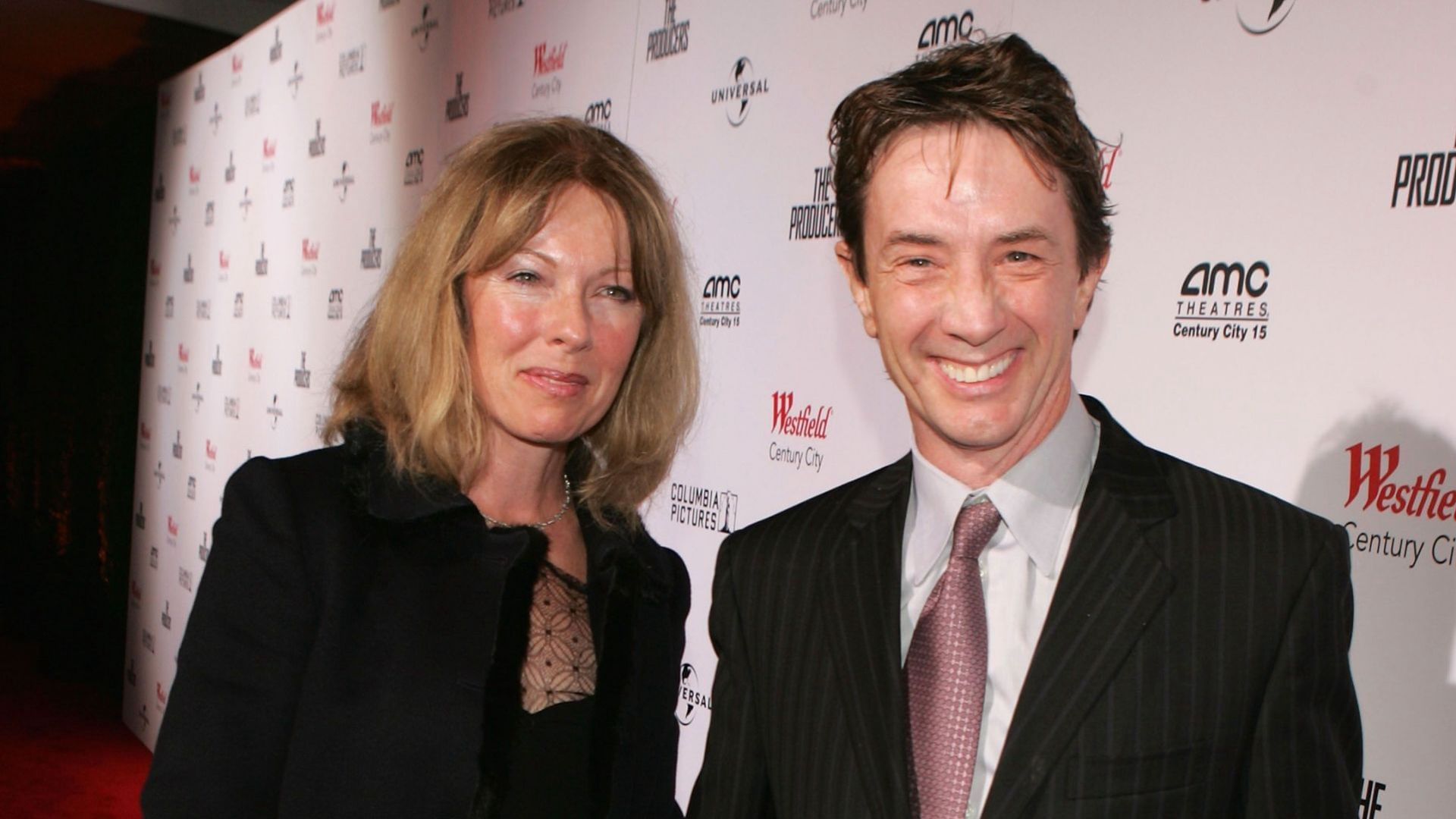 Martin Short with wife Nancy Dolman at the Los Angeles premiere of &quot;The Producers&quot; on December 12, 2005 in Los Angeles, California. (Image via Getty)