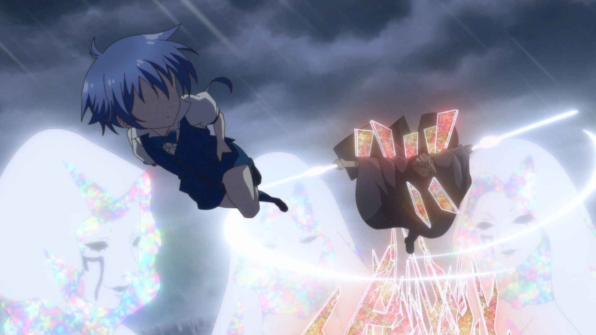 Lloyd faces Pope Guitane (Image via Tsumugi Akita Animation Lab)