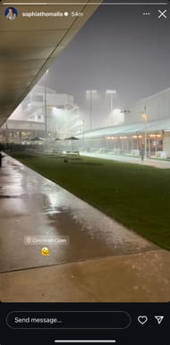 Sophia's Instagram story