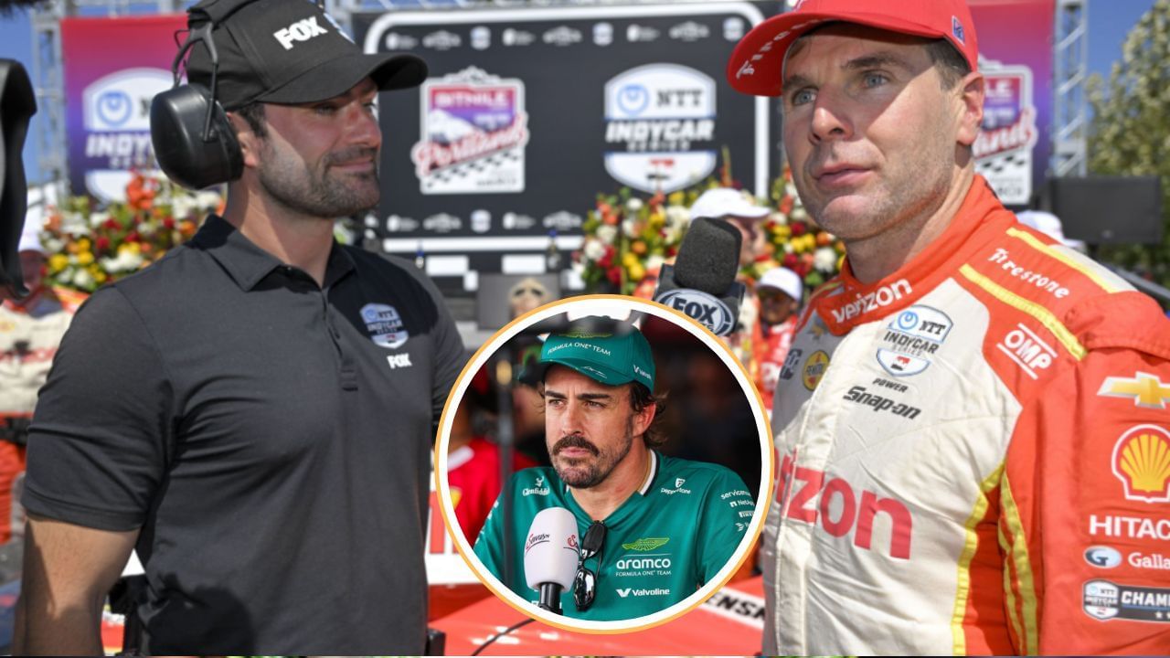 Will Power and Fernando Alonso 