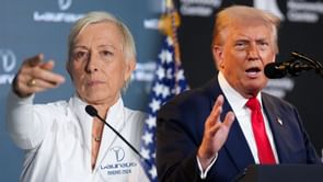 "Donald Trump only cares about himself" - Martina Navratilova makes frustration clear about president's reported involvement with Jeffrey Epstein