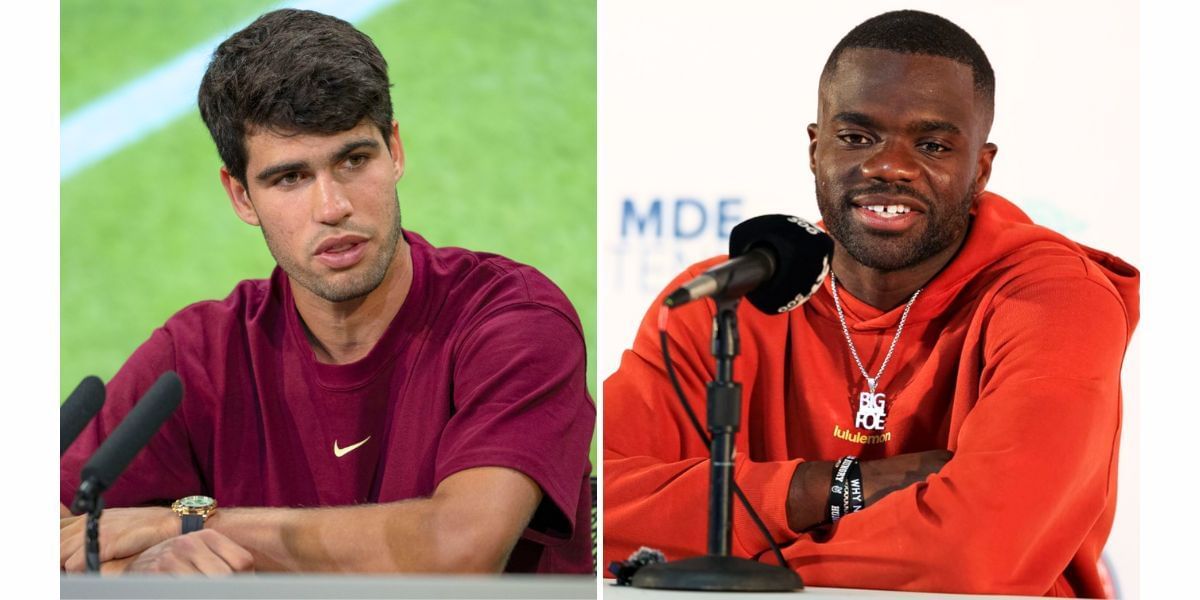 Carlos Alcaraz (L) and Frances Tiafoe (R) (Image Source: Getty)