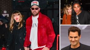 5 times Taylor Swift & new fiancé Travis Kelce crossed paths with the tennis world ft. Roger Federer meeting, Serena Williams shoutout