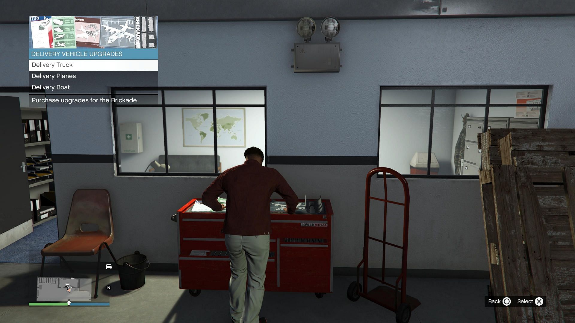 GTA 5 Online Special Cargo business guide: Install vehicle upgrades (Image via Rockstar Games)