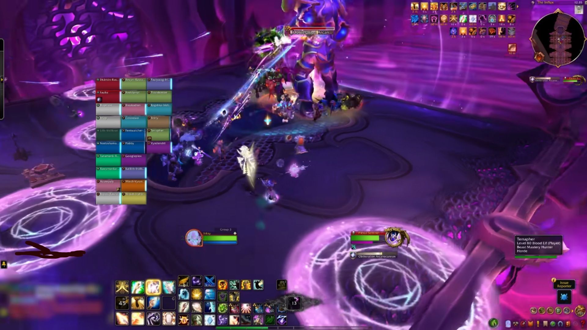 Make sure you&#039;re dumping AOE traps and such in the right parts of the room (Image via Blizzard Entertainment || YouTube/@Hazelnuttygames)