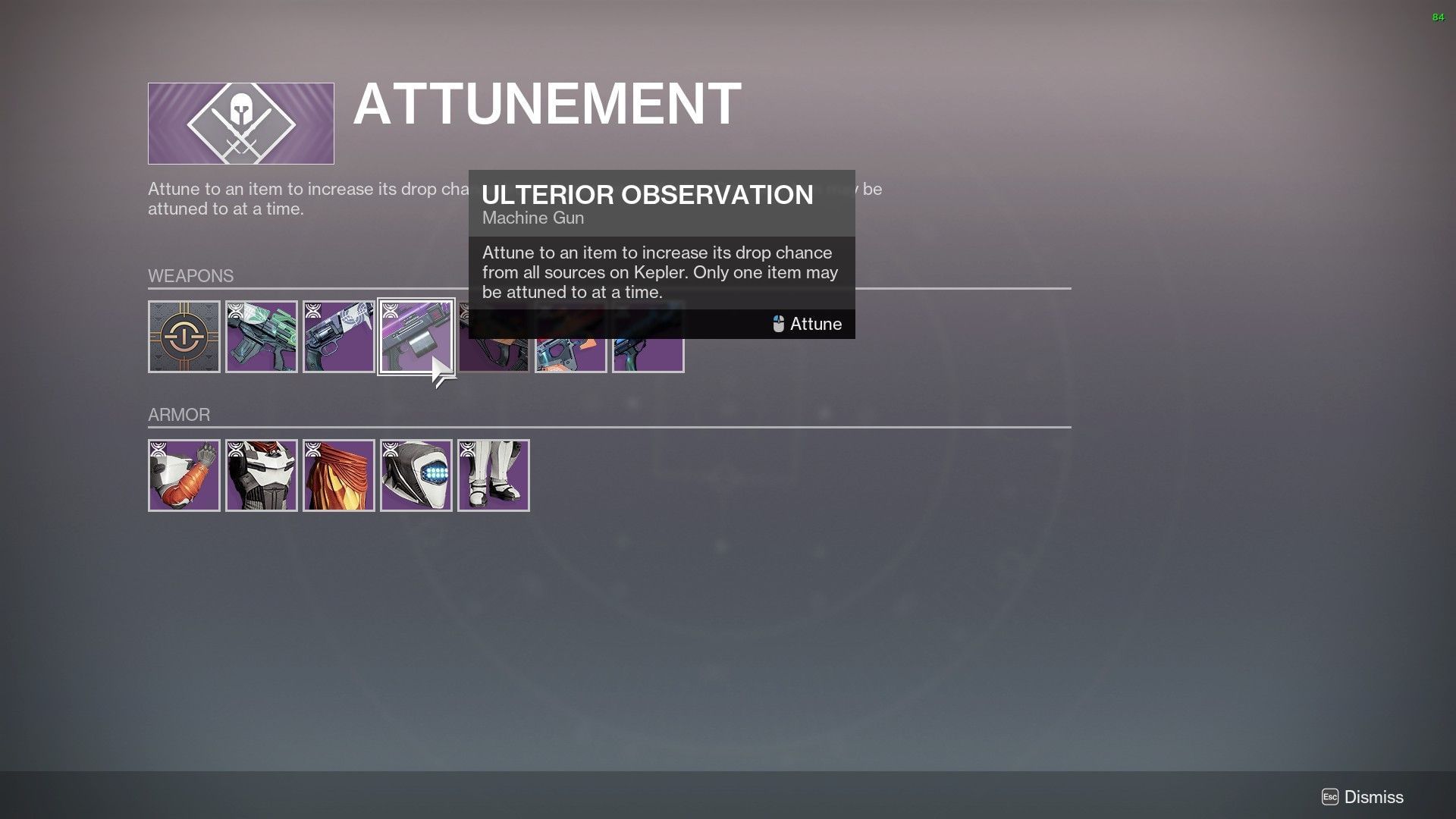 Ulterior Observation in Kepler (Image via Bungie)