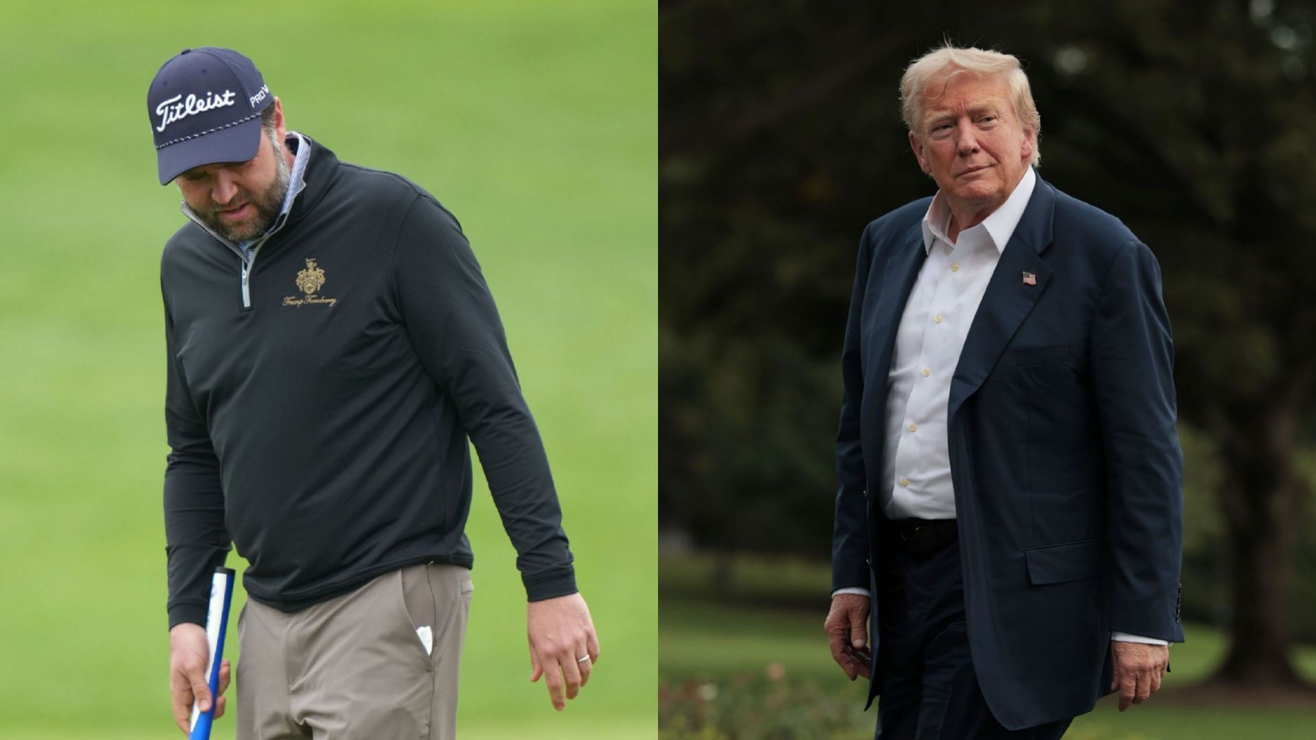 Donald Trump (on right) and JD Vance (on left) / Source: Getty Images