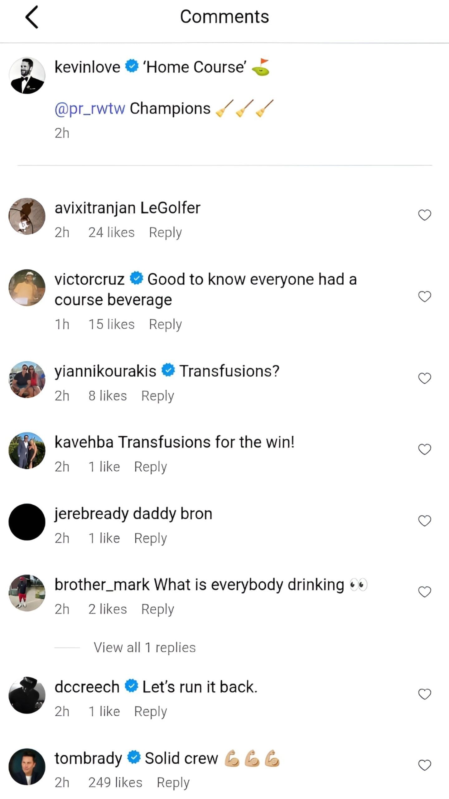 Comments on the post