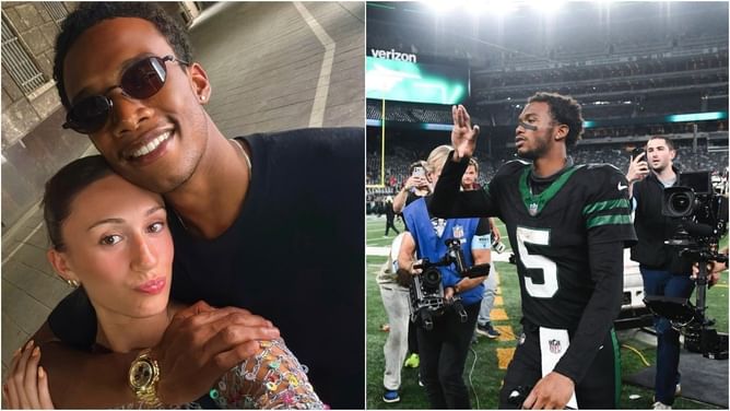 Garrett Wilson sends love to gf, Shay Holle, during her family visit to Texas as Jets WR prepares for NFL season in New York
