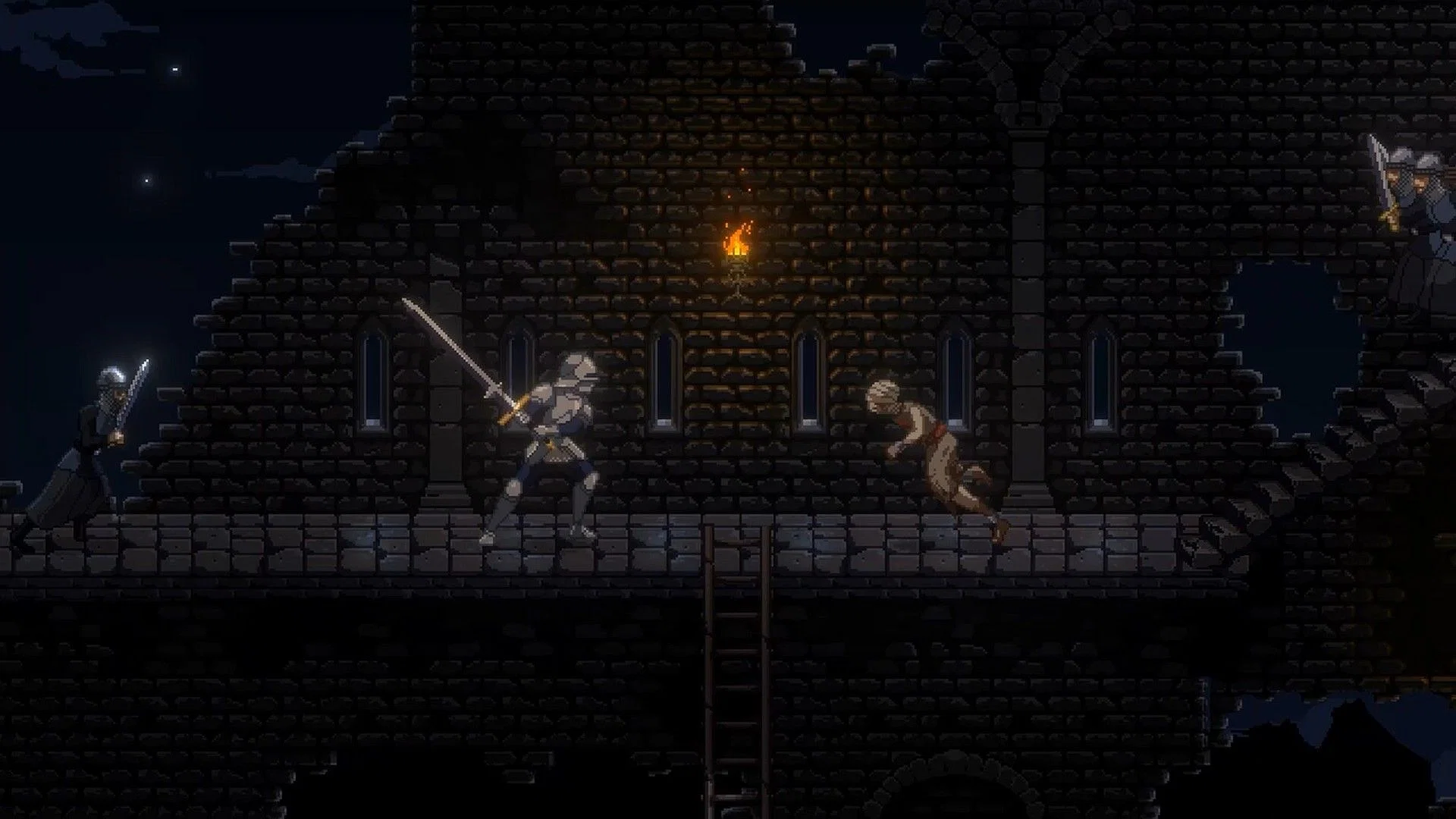 Tackle the enemies in Necrofugitive (Image via Black Garden Studios)