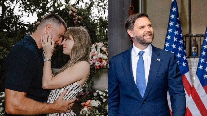 JD Vance raises red flag about NFL potentially showing favoritism towards Travis Kelce’s Chiefs following All-Pro TE's engagement to Taylor Swift
