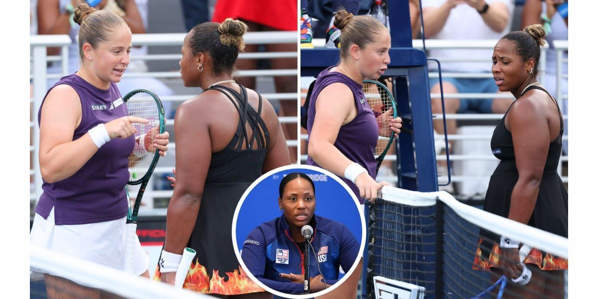 Taylor Townsend and Jelena Ostapenko get involved in a heated confrontation at US Open (Image Source: Getty)