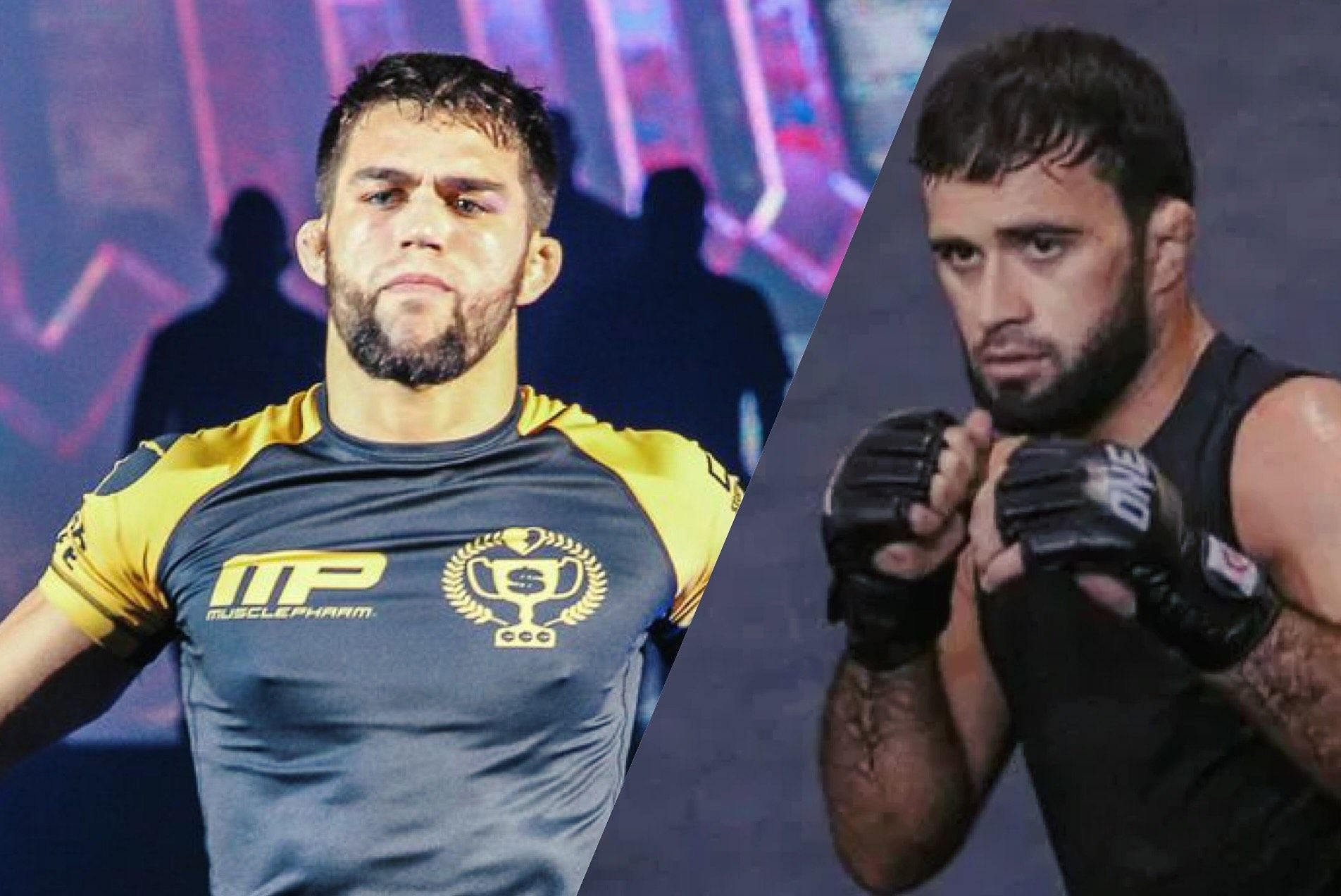 Garry Tonon (left) and Shamil Gasanov (right) collide at ONE Fight Night 34. [Images courtesy from ONE Championship]