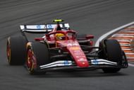 Lewis Hamilton of Great Britain driving the (44) Scuderia Ferrari SF-25 on track during the F1 Grand Prix of Netherlands at Circuit Zandvoort - Source: Getty Images