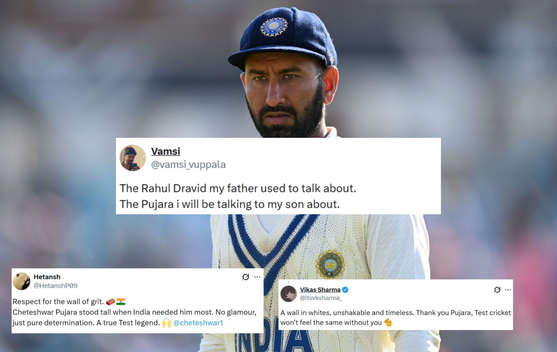 [Image credit: Getty, @itsvksharma_, @HetanshP09, @vamsi_vuppala X handles]