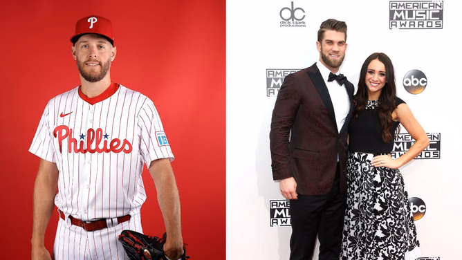 Bryce Harper's and Zack Wheeler's wives show off MLB friendship over girls' date & desserts
