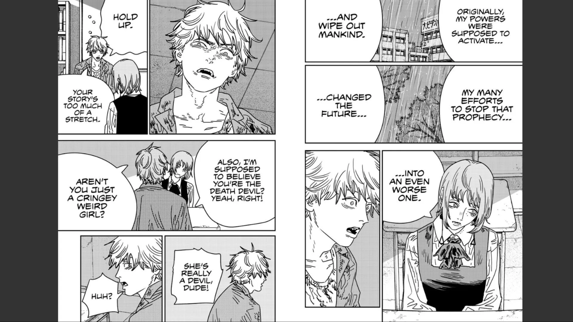 A panel from the Chainsaw Man manga chapter 211 (Image via Shueisha)