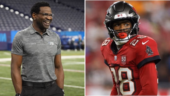 Michael Irvin predicts major good news for Shilo Sanders 1 day after ex-Buccaneers S was released following ejection in preseason finale vs. Bills
