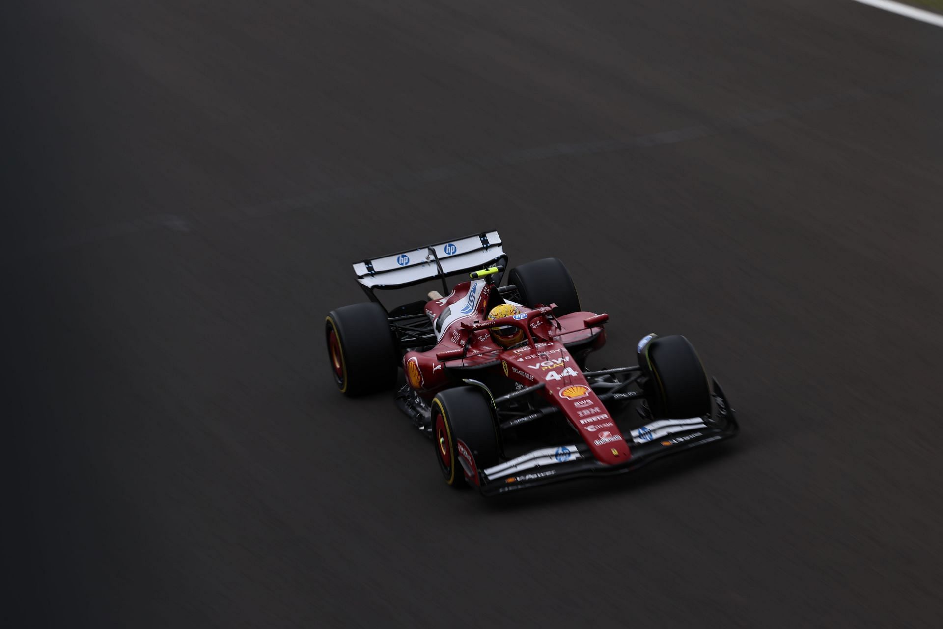 Budapest, Hungary - August 3: Ferrari's Lewis Hamilton fought on August 3, 2025, Budapest, Formula 1 in Hungary in Hungary in Hungary - Source: Gateat