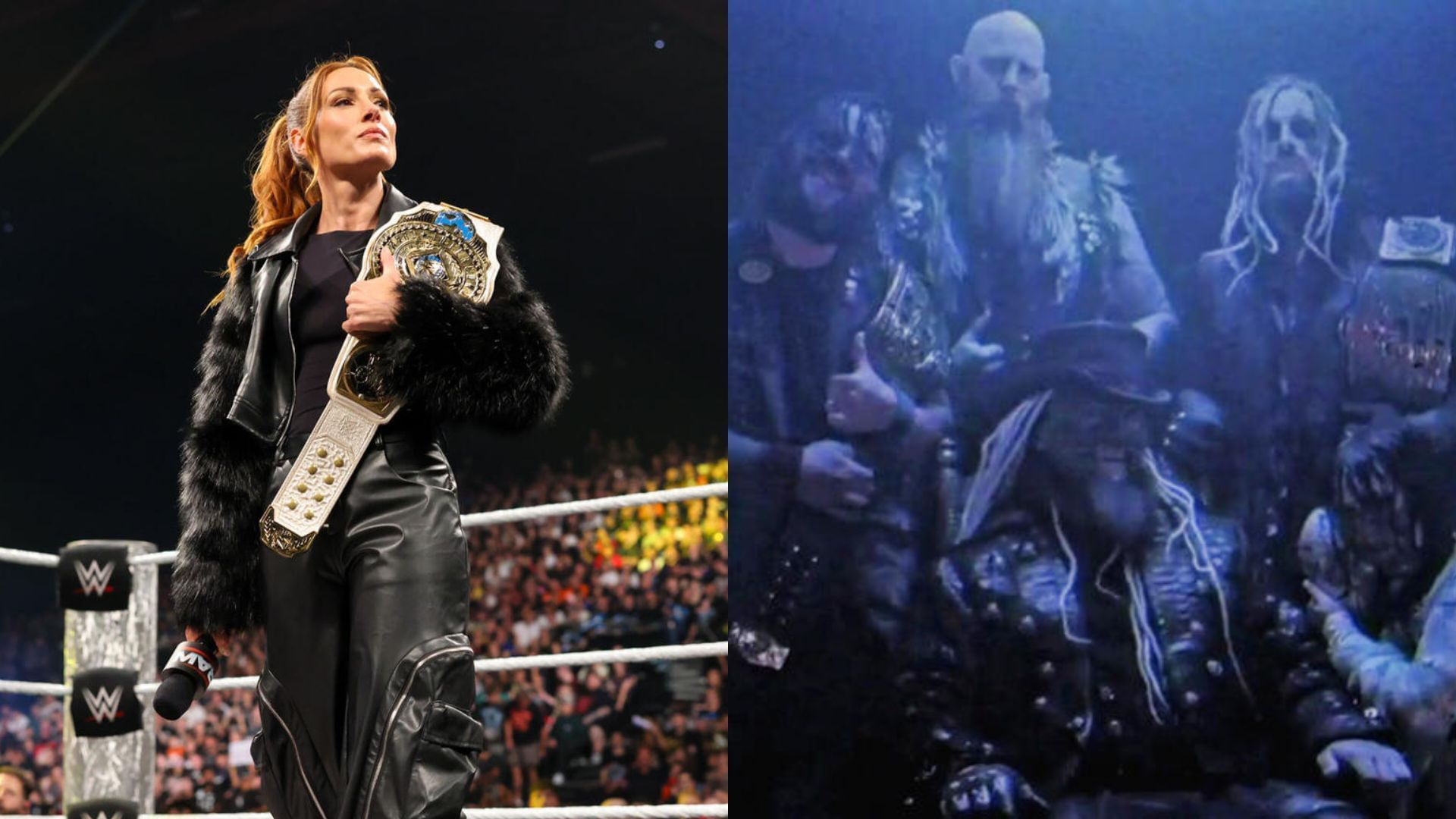 Becky Lynch (left), The Wyatt Sicks (right) (Image Credits: WWE.com)