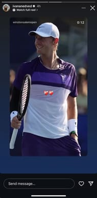 Ivana's Instagram story