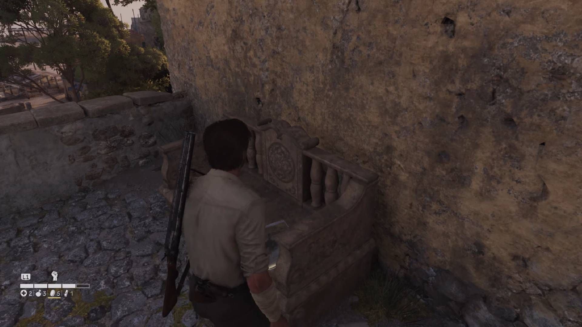 Outlaw Captured paper location (Image via 2K || YouTube/@100Guides)